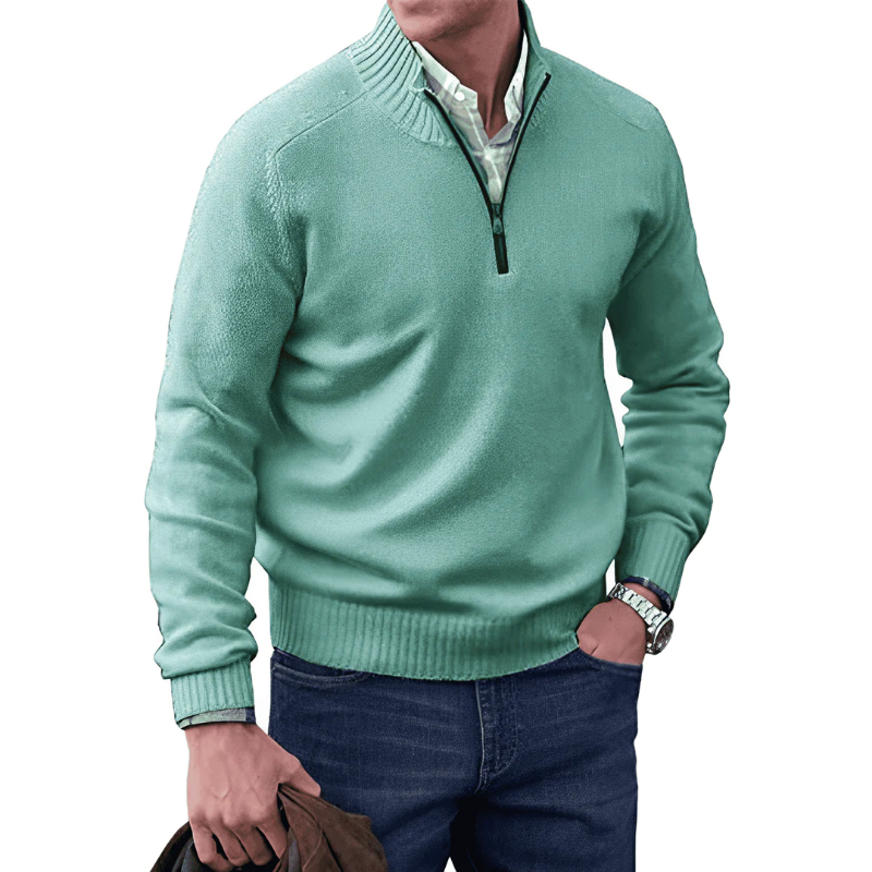 James™ | Eleganter Pullover mit Reissverschluss