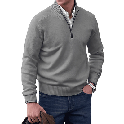 James™ | Eleganter Pullover mit Reissverschluss