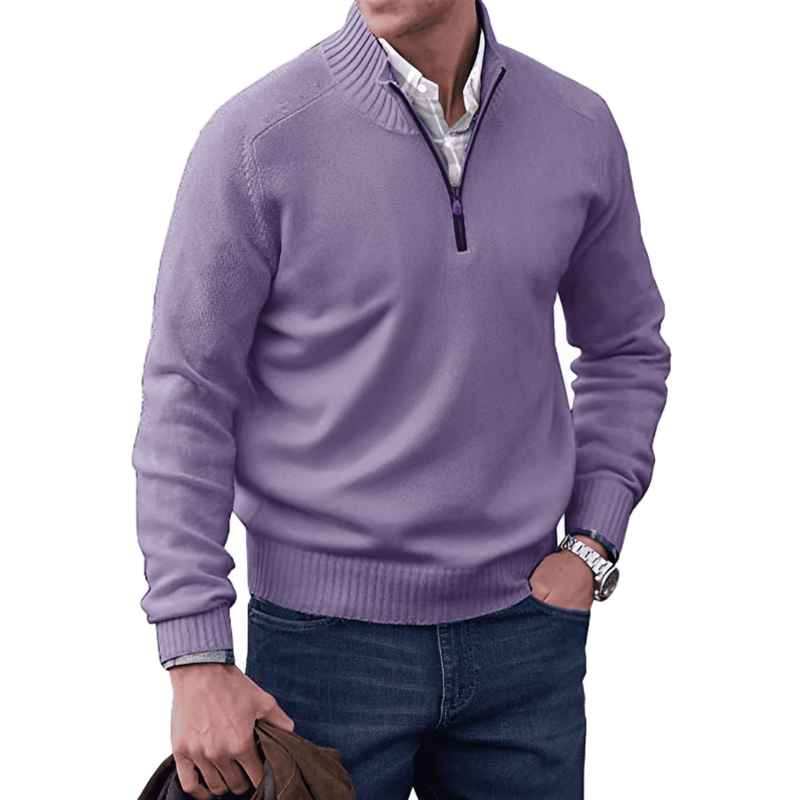 James™ | Eleganter Pullover mit Reissverschluss