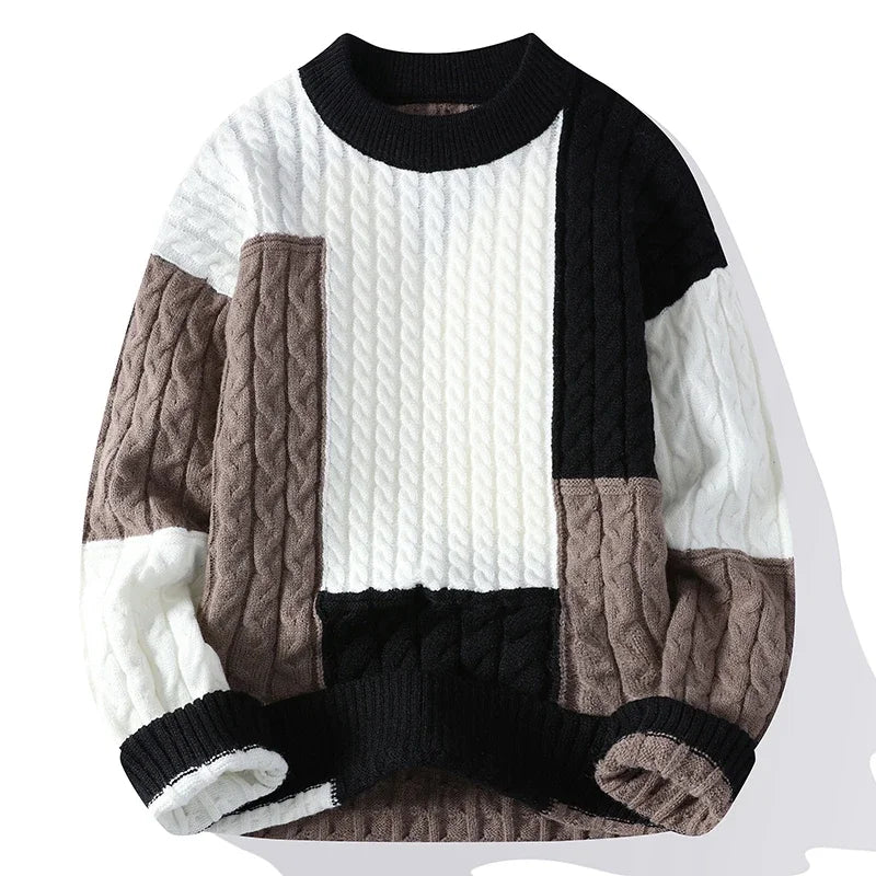 Maxcense™ | Lässiger Color-Block Pullover für Herren