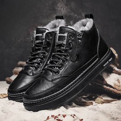 Zephir™ | Winterstiefel aus echtem Leder für Männer