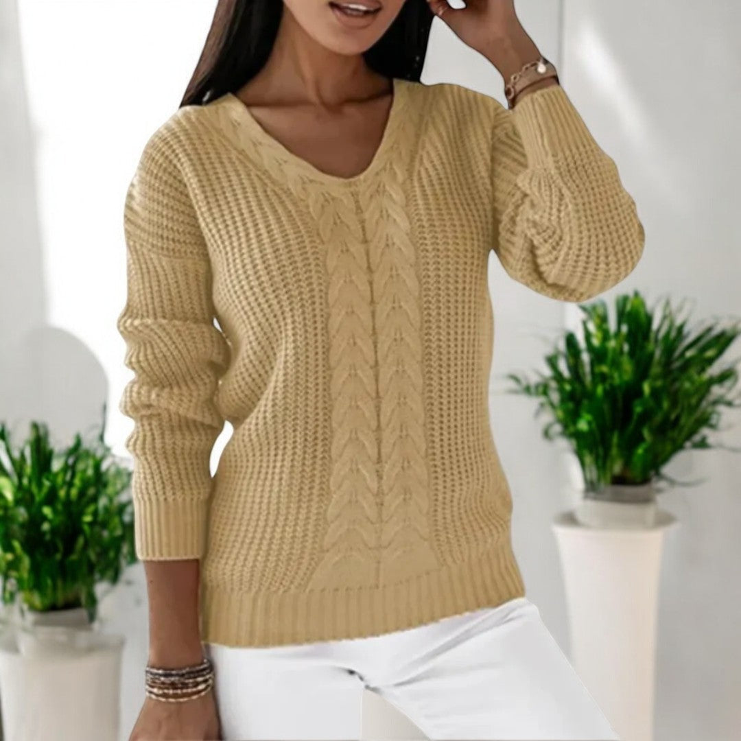 Olivia™ | Skandinavischer Strickpullover